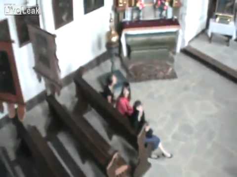 Playing Coco Jamboo on 300 years old church organ (Poland)