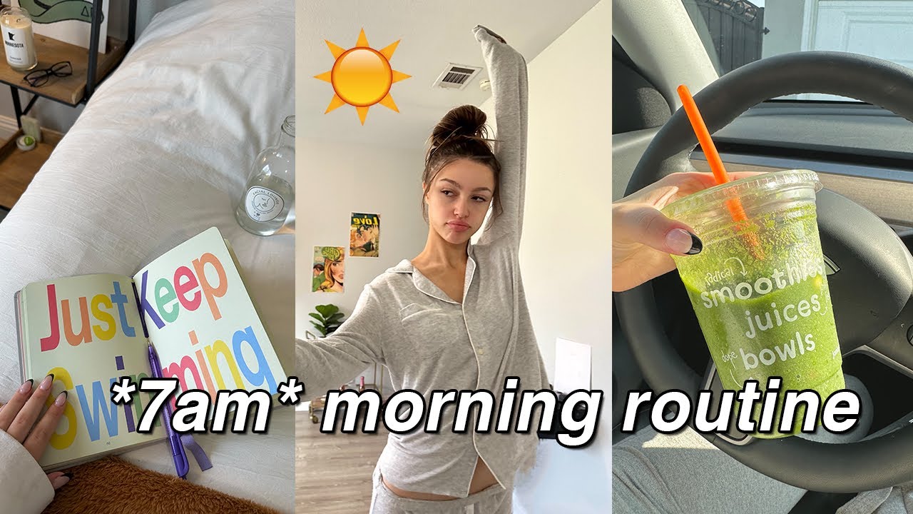 7AM MORNING ROUTINE *for class*