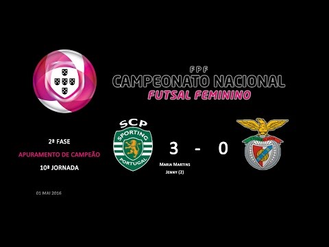 15/16 | Séniores Femininos | Camp. Nacional | F2 - 10ªJ | Sporting CP (3) x SL Benfica (0)
