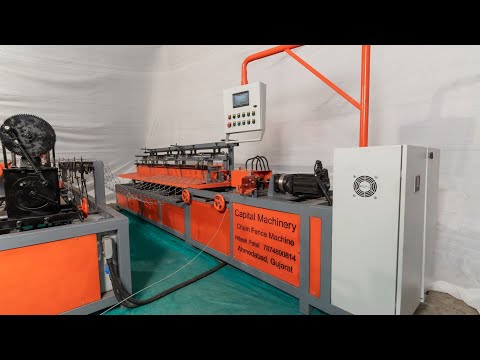Automatic Chain Link Fencing Machine