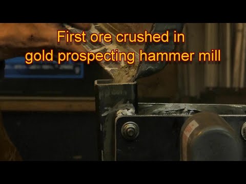 Living on Gold! First ore crushed in impact mill