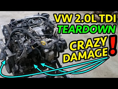 FAHRERFEHLER? VW ​​2.0L TDI-Motor nach einem GROßEN Fehler völlig SCHROTT! #Dieselgate