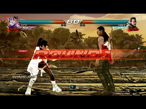 82_5 Kunimitsu vs Negan - Tekken 7 ( Uchiha x24 )  sin Grafica