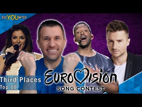 Eurovision Third Places: Top 10 | With Reaction (2010 - 2019)