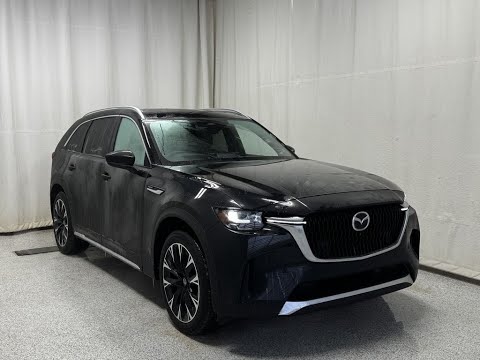 2025 Mazda CX-90 PHEV GT AWD in Black for sale at Park Mazda in Sherwood Park, AB