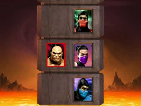 Mortal Kombat Trilogy (PS1) DESTRUCTION RUN!! Goro Owns Everyone For Christmas Eve ;)