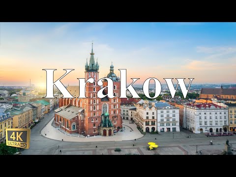 Krakow 4K - Poland's Cultural Center with Relaxing Music
