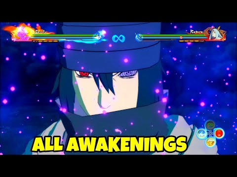 All Transformations | Awakenings | Naruto Shippuden Ultimate Ninja Storm 4