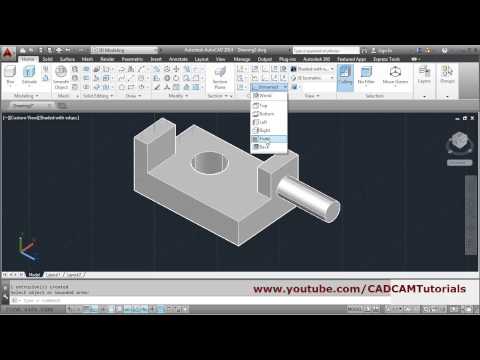 AutoCAD 3D Tutorial for Beginners - 1 of 3