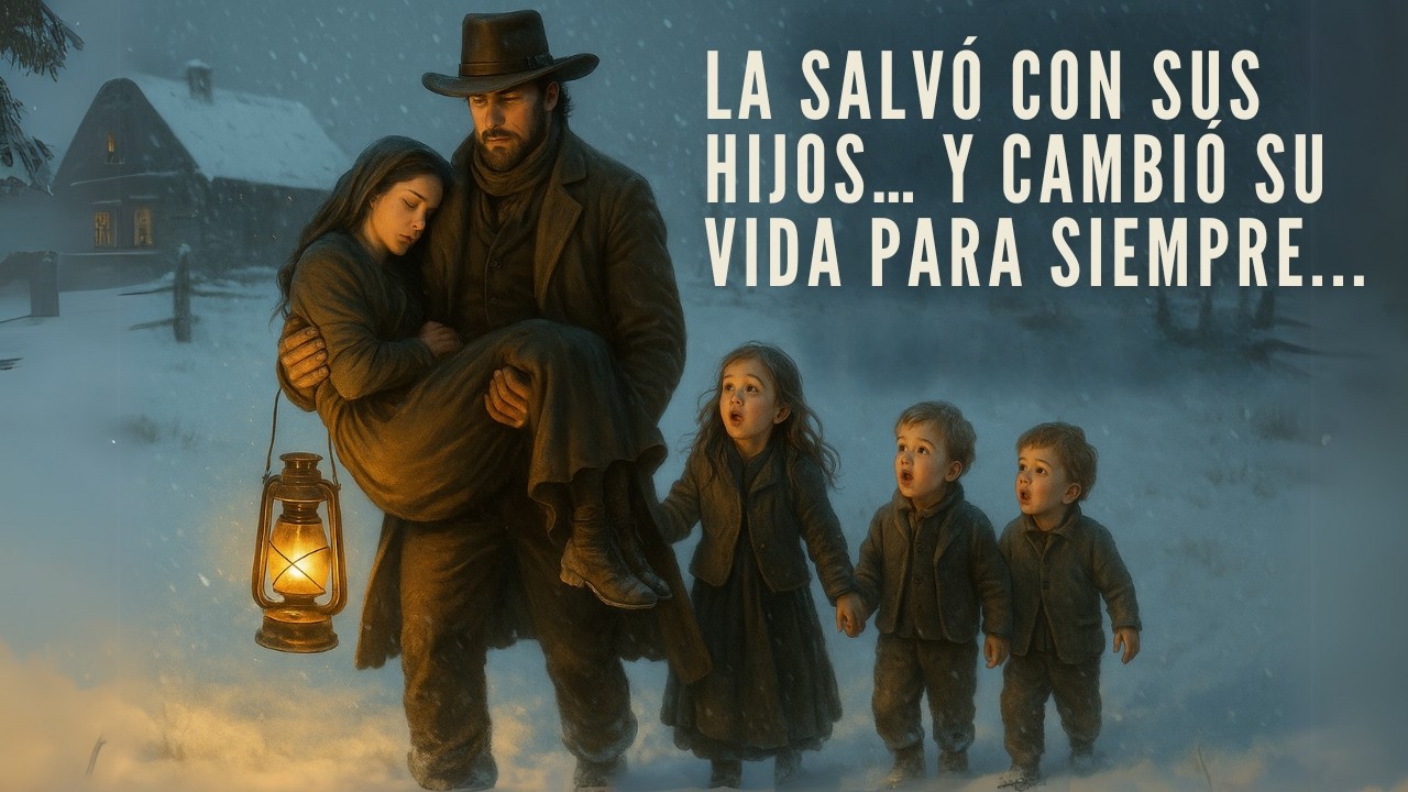 🌲 UN LEÑADOR SOLITARIO SALVA A UNA MADRE CON TRES HIJOS... 🌹 Y el destino los une para siempre