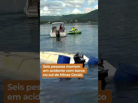 Seis pessoas morrem em acidente com barco no sul de Minas Gerais #shorts #falabrasil