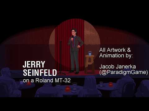 Seinfeld theme on a Roland MT-32! (Point & Click Adventure Game Mockup by Jacob Janerka)