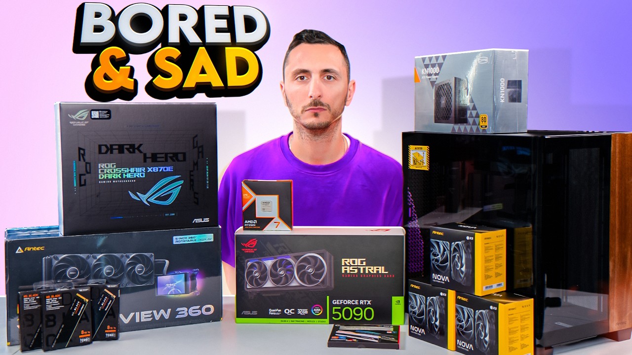 Im Bored and Sad...Lets Build A Gaming PC!