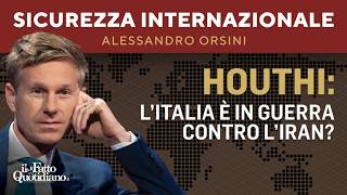 Houthi: l'Italia è in guerra contro l'Iran? La diretta con Alessandro Orsini