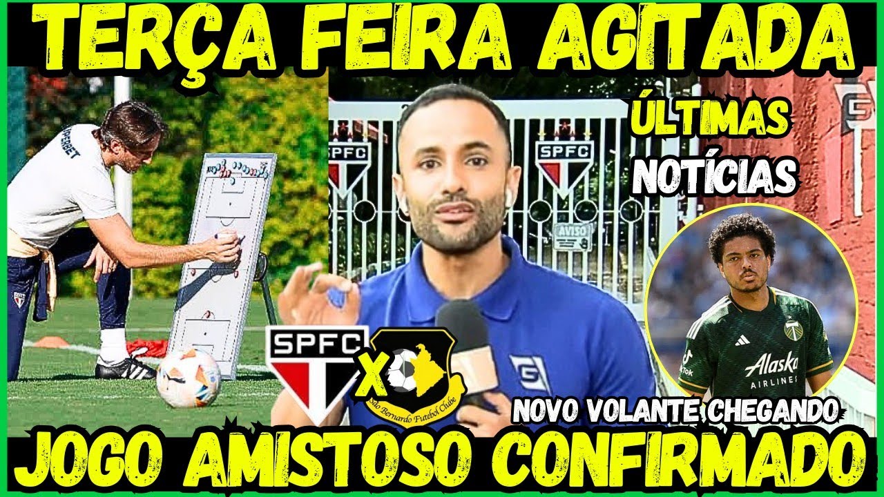 🚨AMISTOSO MARCADO• NOVO TIME VEM AI NA LIBERTADORES| ULTIMAS NOTÍCIAS DO SÃO PAULO FC