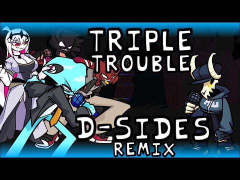 Triple Trouble D-sides Remix But The Entity Cast And Tabi Sing It | FLP In The Description | FNF Mod