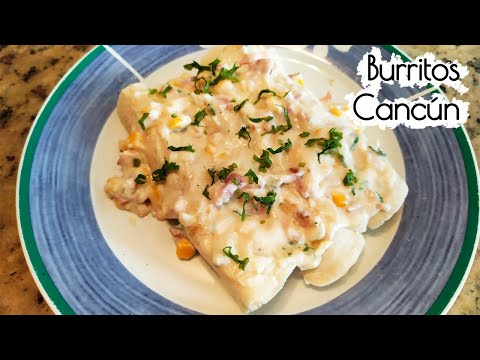 Burritos Cancún Facil y Delicioso