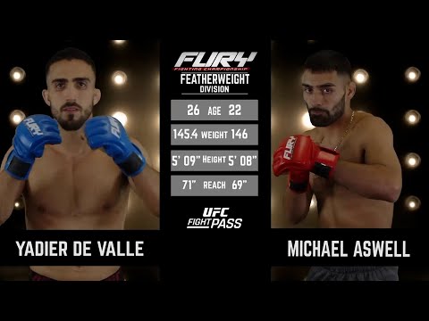 Fury FC 80: Michael Aswell vs Yadier Del Valle | June 25, 2023