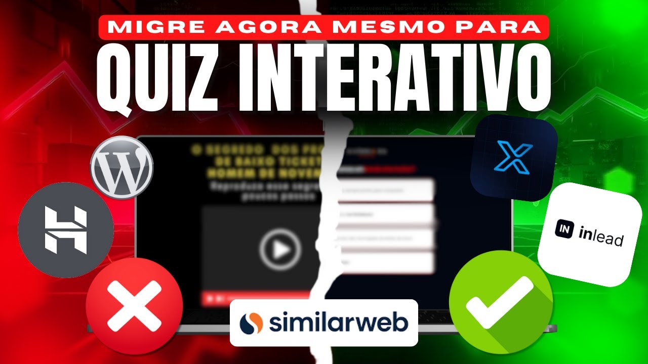 QUIZ INTERATIVO ESTÁ DOMINANDO MERCADO DIGITAL - INLEAD, XQUIZ E CAKTO QUIZ - [ANÁLISE  SIMILAR WEB]