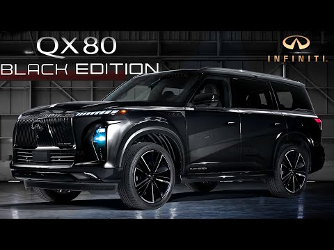 2025 Infiniti QX80 BLACK EDITION - Amazing Most Stylish Black Trim for New Flagship SUV