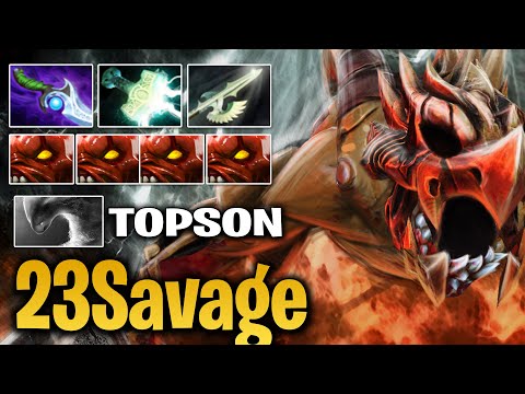23Savage - Lifestealer OUTCARRY Topson [Morphling] | Dota 2 Top MMR Pro Gameplay
