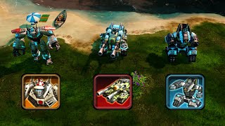 C&amp;C Red Alert 3 - Comparing Super Tanks