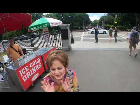 Walking around Boston