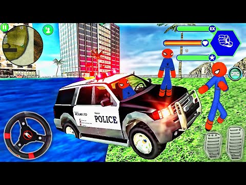 US Police Hummer Car Policeman Stickman - Suv Car Driving Racing Simulator - Best Android Gameplay