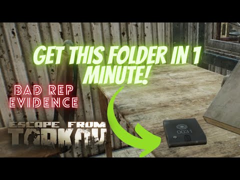 Bad Rep Evidence Escape From Tarkov FAST guide Customs Prapor #eft