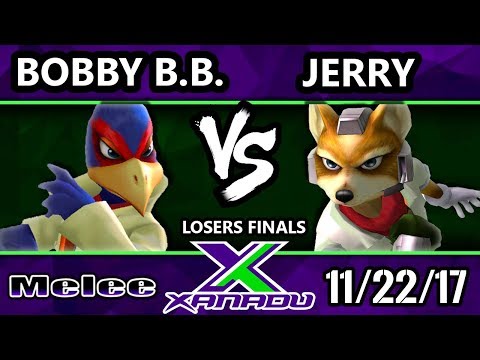 S@X 229 Melee - Jerry (Fox) Vs. BobbyBigBallz (Falco) - SSBM Losers Finals