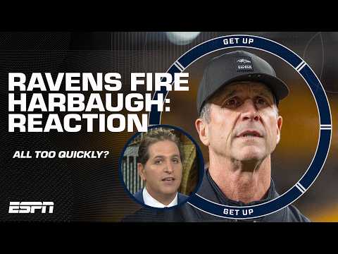 Peter Schrager shares INSIDER DETAILS to the Ravens' firing of John Harbaugh 🚨 | Get Up
