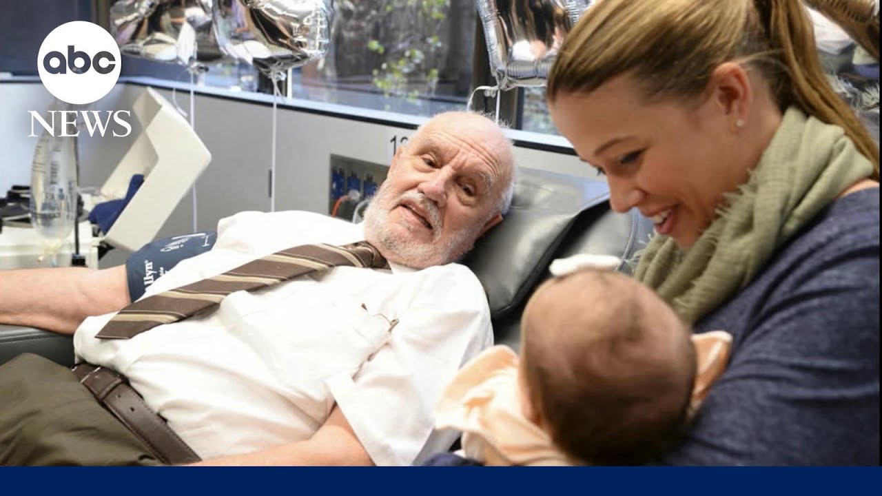 Man who saved 2.4 million babies by donating blood dies at 88