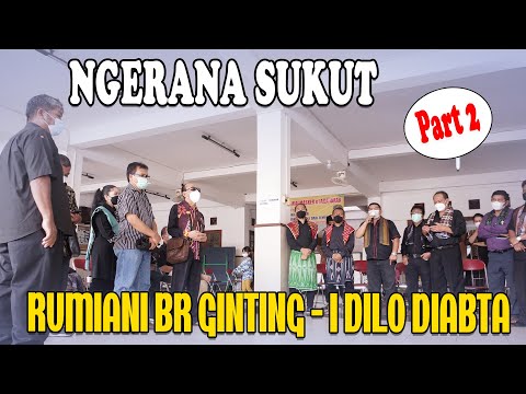 NGERANA TEGUN SUKUT | RUMIANI BR GINTING - ORTU FITRA & NOVITA BARUS - I DILO DIBATA | PART #2