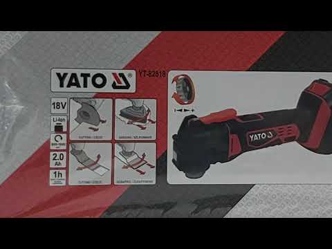 Многофункциональный аккумуляторный инструмент Реноват. YATO 18 В Li-Ion 2 Ач Многофункциональный аккумуляторный инструмент Реноват. YATO 18 В Li-Ion 2 Ач