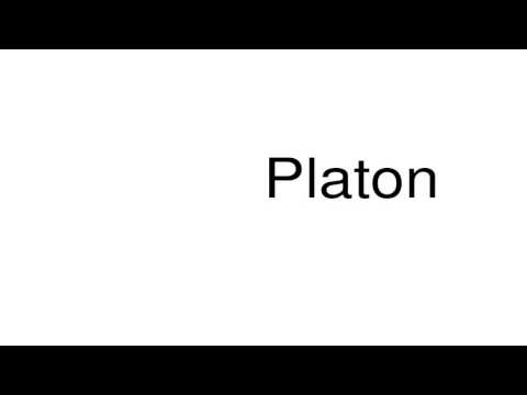 How to pronounce Platon