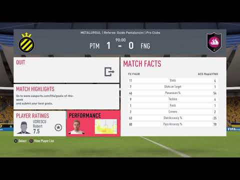 CN Divizia 3 - FC Faur vs ACS Rapid FNG eSports VPL Romania et. 11