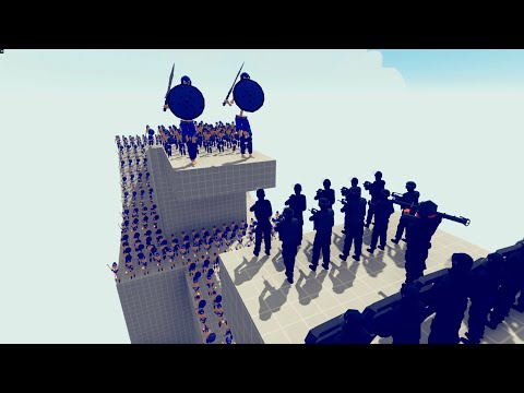 Swat vs 100 Units - Totally Accurate Battle Simulator TABS