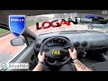 Dacia Logan I 1 6MPI 8V 2008 87HP 128NM POV TEST DRIVE POV ACCELERATION CITY DRIVE DrivePOV