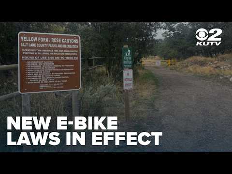 New e-bike restrictions take effect on Salt Lake County trails