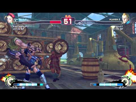 SSF4 Ranked Asia: KIRITAMPOPO (Cammy) VS robin01 (Abel)