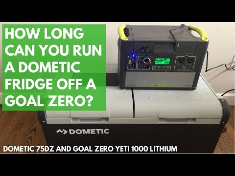 Running a Dometic Fridge Off a Goal Zero Battery