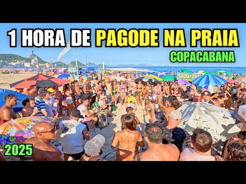 1 HORA de PAGODE NA PRAIA de COPACABANA - Pagode do LELECO