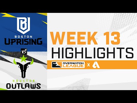 Boston Uprising VS Houston Outlaws - Overwatch League 2021 Highlights | Week 13 Day 1