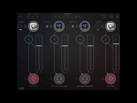 Atom Piano Roll App Midi Editor - Sequencer Demo