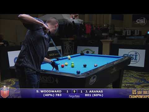 2017 US Bar Table Championships 9-Ball: Skyler Woodward vs James Aranas