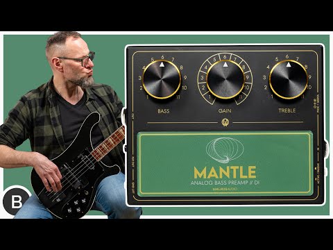 Walrus Audio Mantle Analog Bass Preamp / DI,  Black & Green image 2