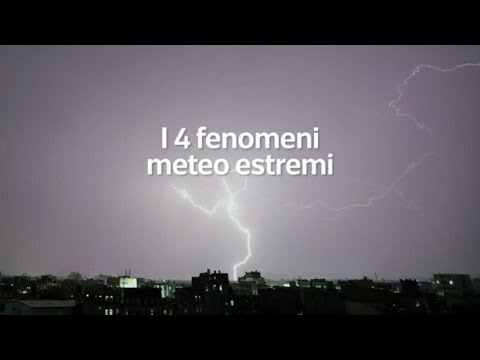 I fenomeni meteo estremi che hanno colpito l'Italia negli ultimi mesi