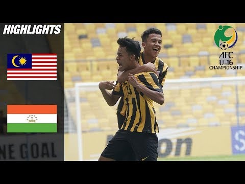 AFC u16 Championship 2018| Malaysia VS Tajikistan(Goal Highlight)