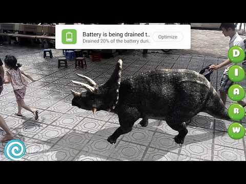 Dinosaur 4D AR- Augmented Reality Video