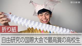 北海道の17歳が、自由研究の国際大会で最高賞　研究テーマに折り紙×テントウムシ